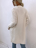 Twisted Rope Cardigan Sweater