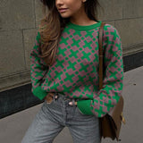 High Fashion Geometric Sweater