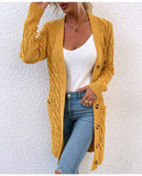 Twisted Rope Cardigan Sweater