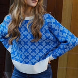 High Fashion Geometric Sweater