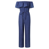 Denim Ruffle Romp