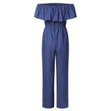 Denim Ruffle Romp