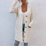 Twisted Rope Cardigan Sweater