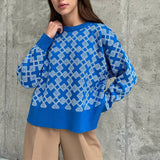 High Fashion Geometric Sweater