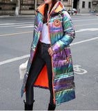 Iridescent Trendy Winter Coat