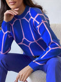 High Fashion Geometric Sweater