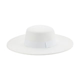 Fedora Wide Brim Felted Hat