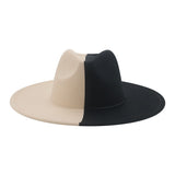 Fedora Wide Brim Felted Hat